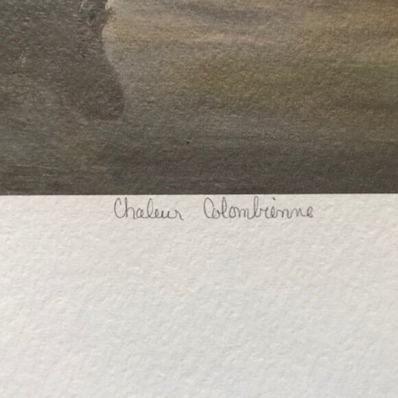 Chaleur Colombienne by Hélène Scrive–Signed & Numbered Limited Edition Art Print - Picture 5 of 6